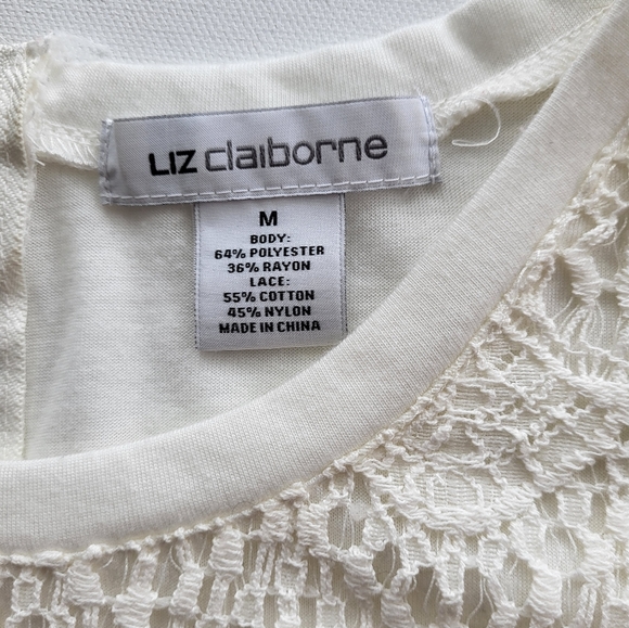 Cream Crocheted Front Top - Picture 5 of 7